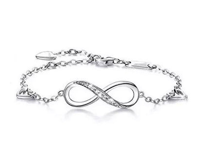 Pulsera amor infinito (plata)