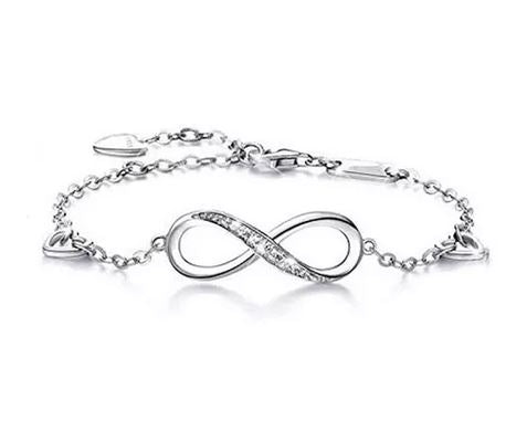 Pulsera amor infinito (plata)