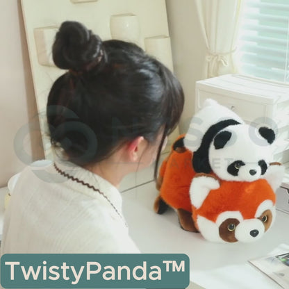 Peluche Panda Rojo Reversible