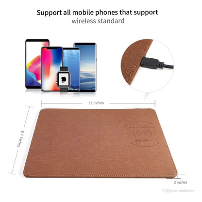 MousePad con cargador inalámbrico